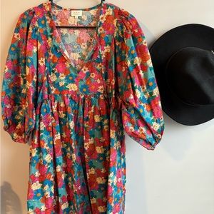 Floral spring dress
